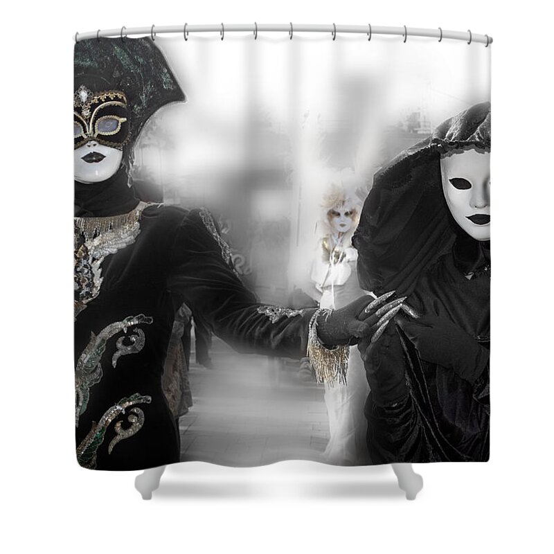 Portrait Shower Curtain featuring the photograph Always Left Behind by Denise Dube