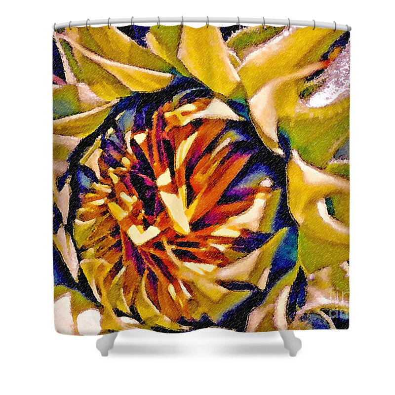 Sunflower Shower Curtain featuring the photograph Always Summer by Gwyn Newcombe