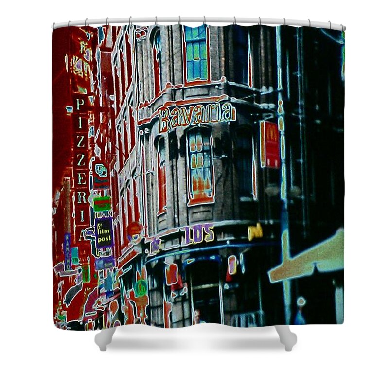 Amsterdam Shower Curtain featuring the photograph Amsterdam Abstract by Jacqueline McReynolds