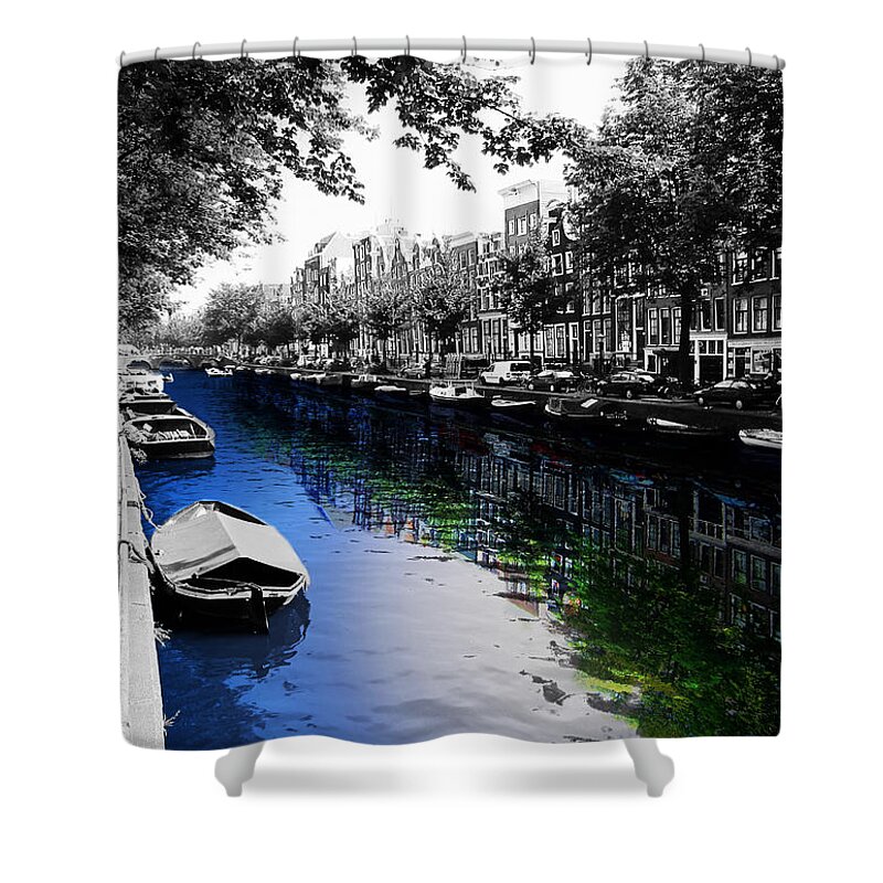 Amsterdam Shower Curtain featuring the photograph Amsterdam Colorsplash by Nicklas Gustafsson