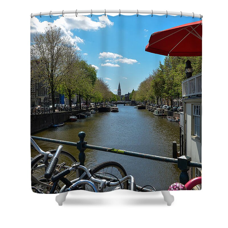 Amsterdam Shower Curtain featuring the photograph Amsterdam by John Johnson