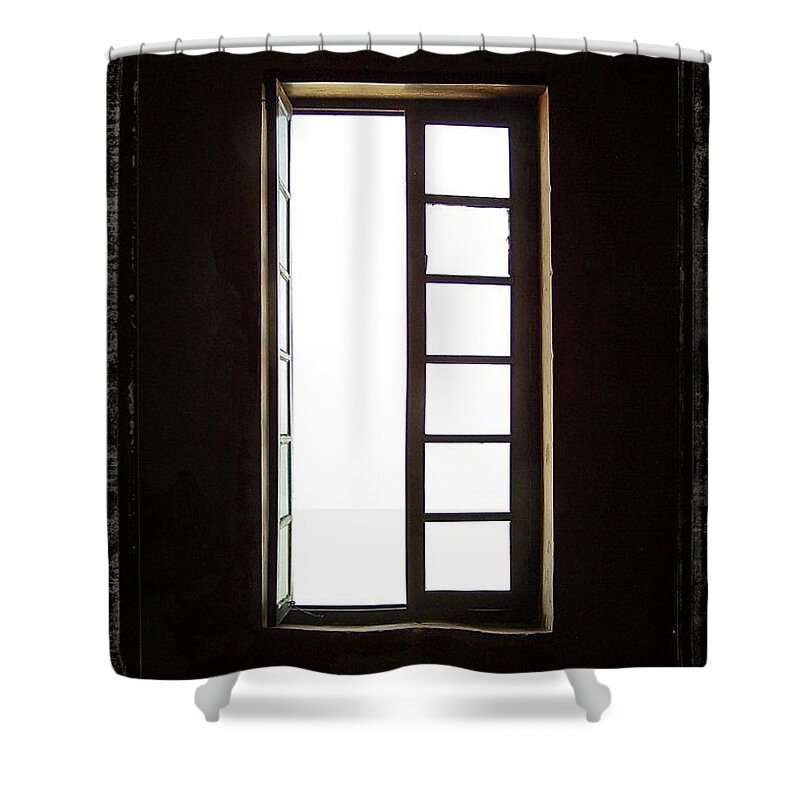 Window Shower Curtain featuring the photograph An Open Window by Jamie Johnson