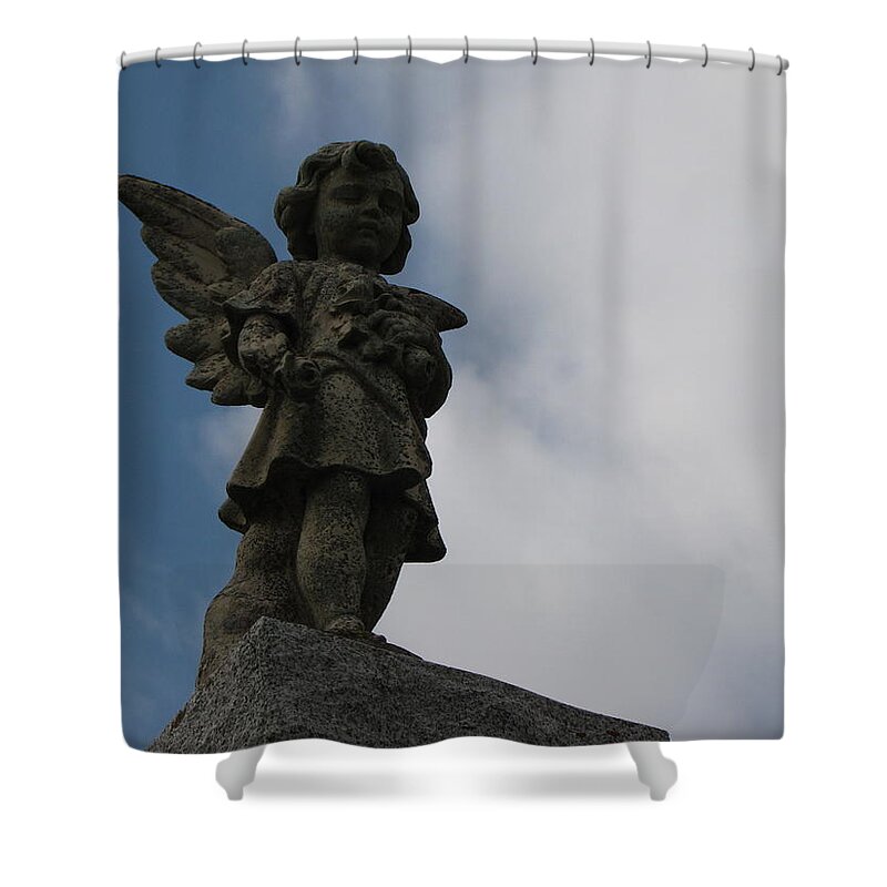 Angel Shower Curtain featuring the photograph Angel II by Beth Vincent
