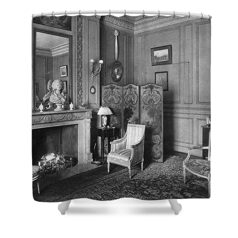 1913 Shower Curtain featuring the photograph Anne Morgan Boudoir, C1913 by Granger