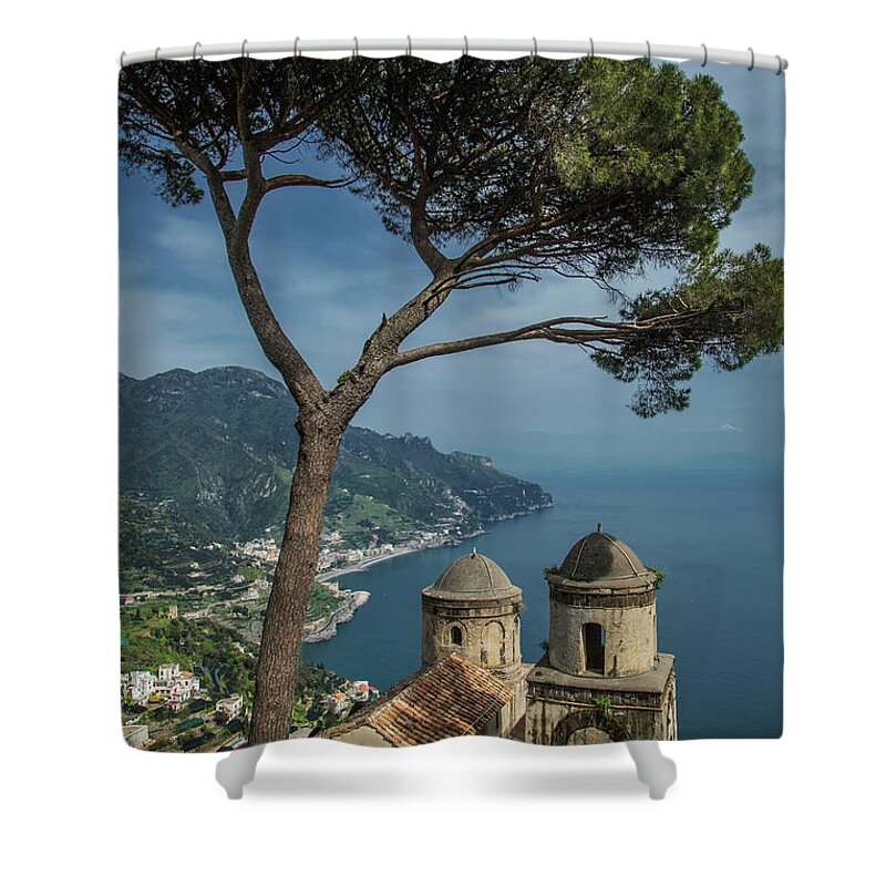 Tranquility Shower Curtain featuring the photograph Annunziata Church Of Ravello, View From by Cultura Exclusive/lost Horizon Images