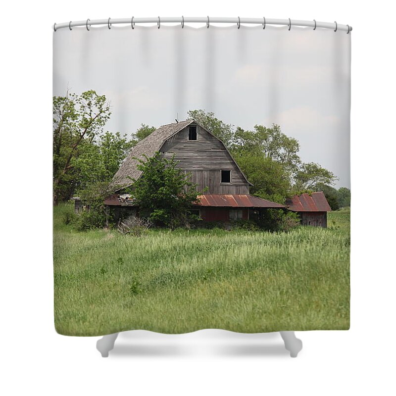 Barn Shower Curtain featuring the photograph Another Missouri Barn by Kathryn Cornett