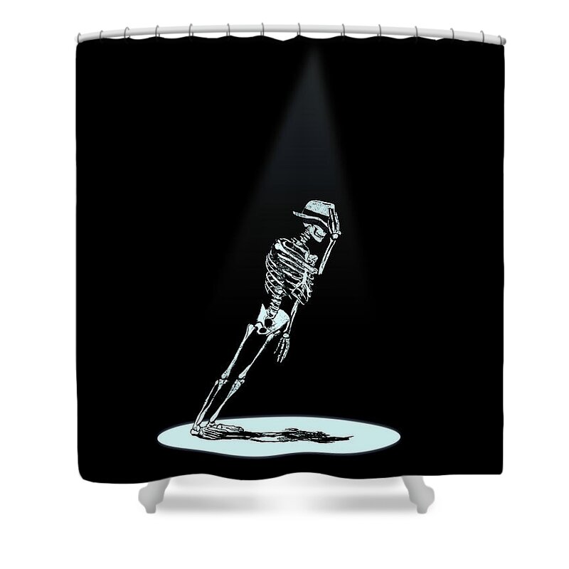 Icon Shower Curtain featuring the digital art Anti Gravity by Nicebleed 