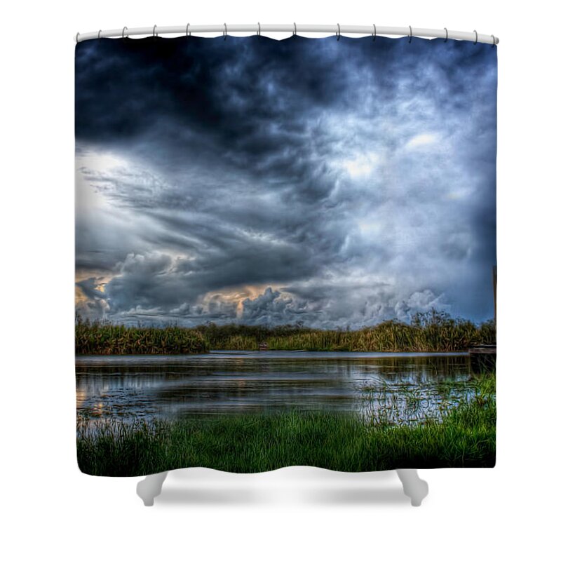 Storm Shower Curtain featuring the photograph Approaching Storm by Mark Andrew Thomas