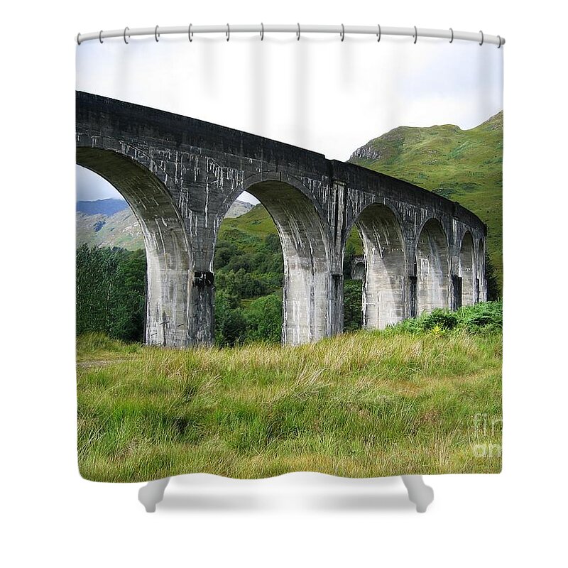 Scottish Highlands Shower Curtain featuring the photograph Arched Highlands by Denise Railey