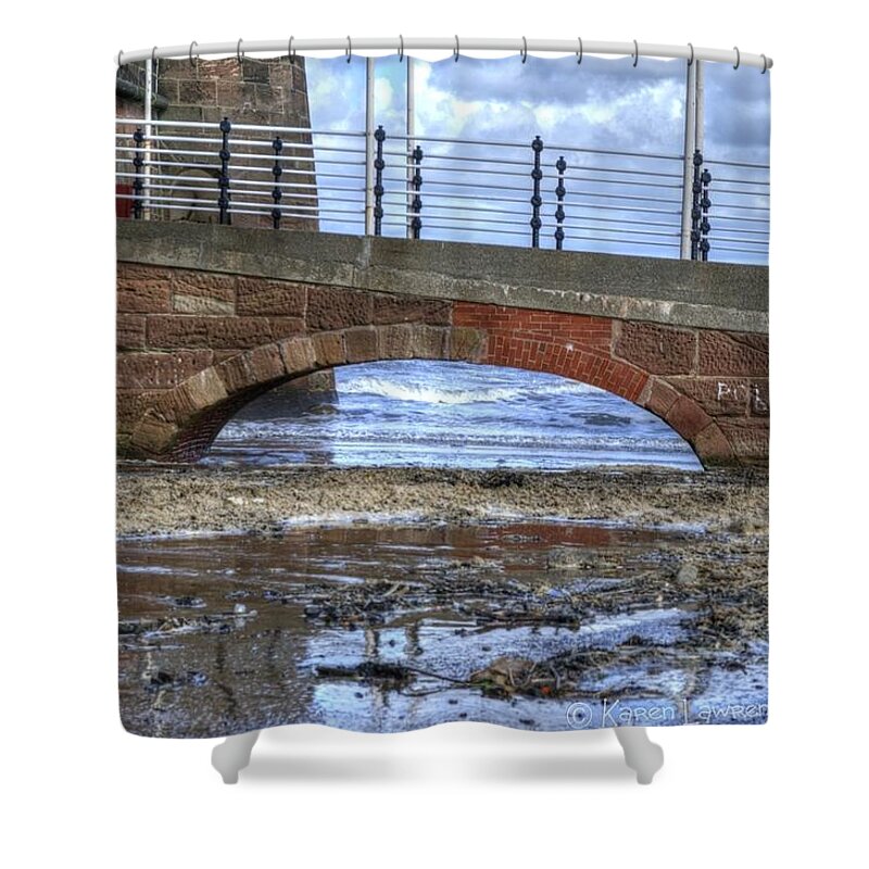 Fort Shower Curtain featuring the photograph Arches by Spikey Mouse Photography
