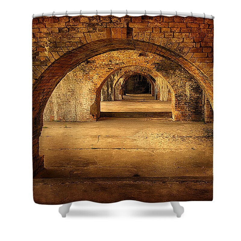 Arches Shower Curtain featuring the photograph Arches by Priscilla Burgers