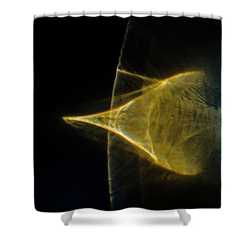 Writing With Light Shower Curtain featuring the photograph Arching by Casper Cammeraat