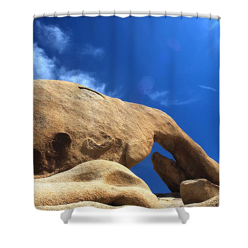 Joshua Tree National Park Shower Curtain featuring the photograph Arching So Elegantly by Laurie Search