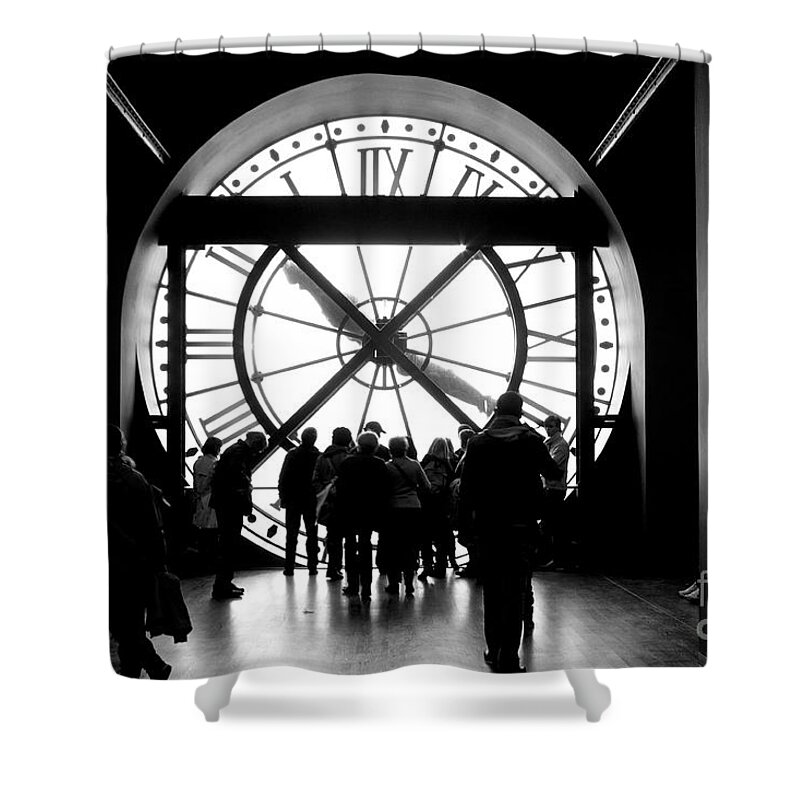 Time Shower Curtain featuring the photograph Are We In Time... by Donato Iannuzzi