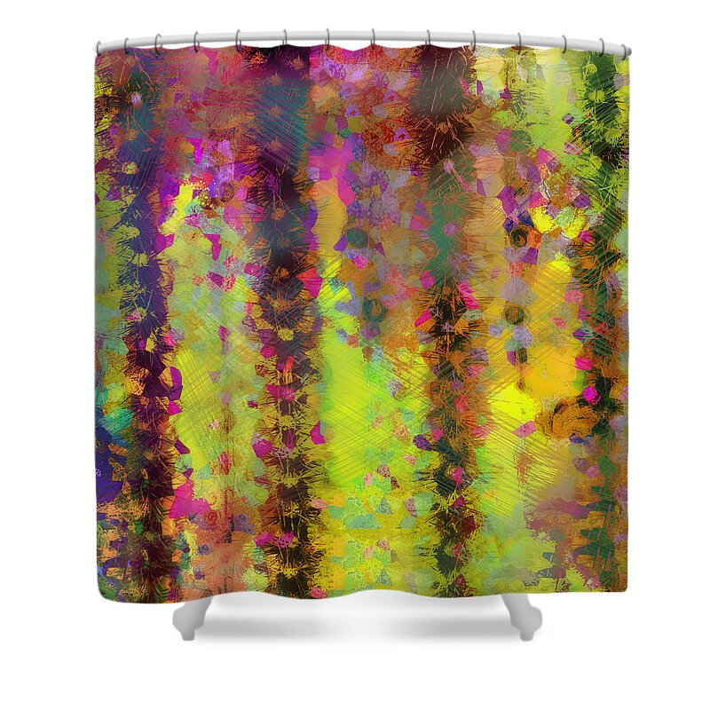 Arizona Shower Curtain featuring the photograph Arizona Abstract 2 by Marianne Campolongo