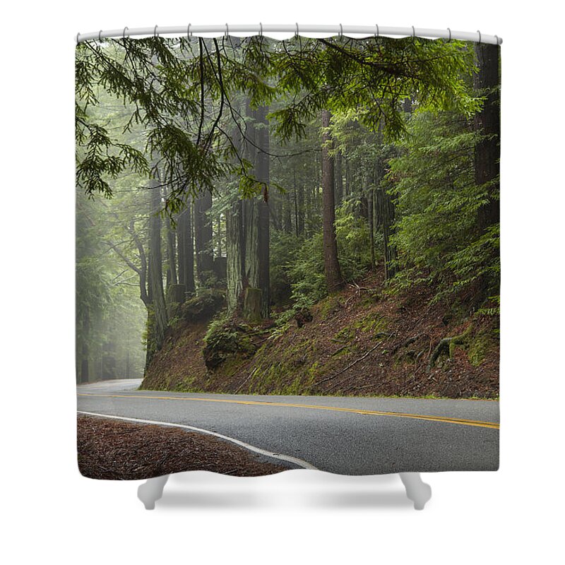 California Shower Curtain featuring the photograph Around the Bend by Dustin LeFevre