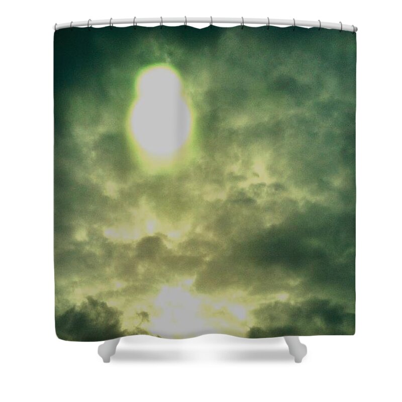 Cloud Shower Curtain featuring the photograph Ascendescending by Chris Dunn