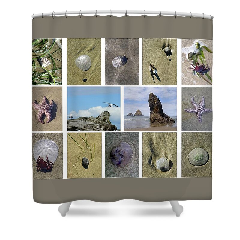 Beach Shower Curtain featuring the photograph At the beach by Gallery Of Hope 