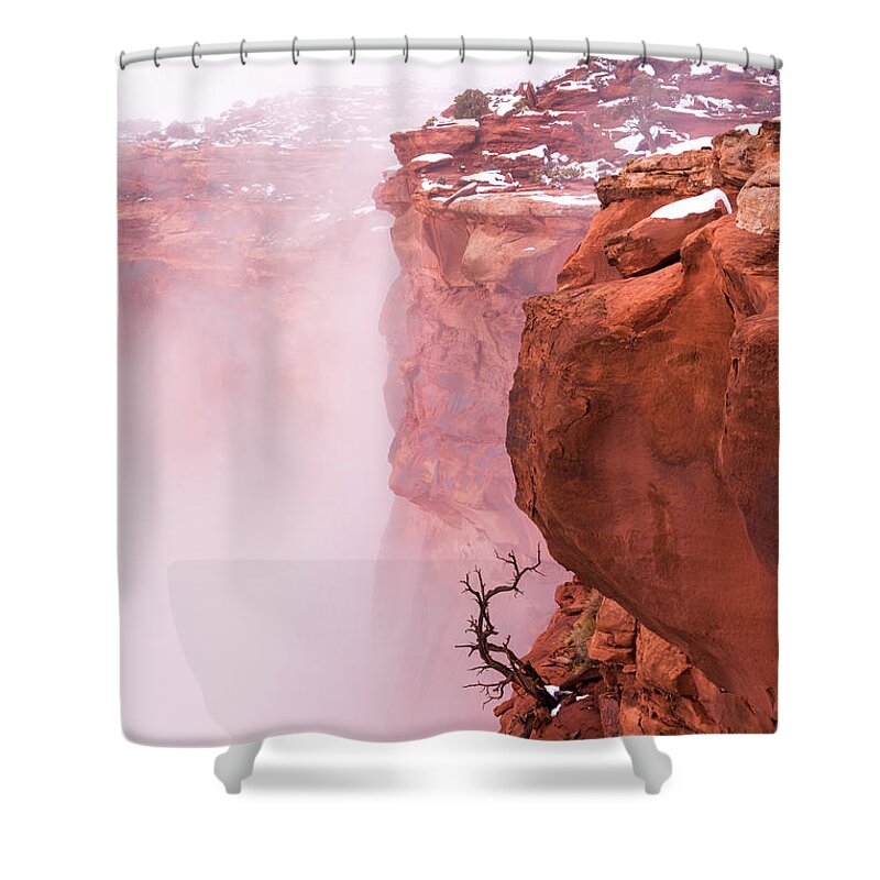 Canyonlands Shower Curtain featuring the photograph Atop Canyonlands by Chad Dutson