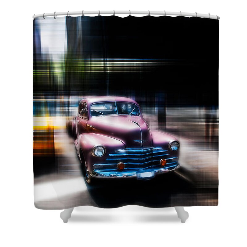 Nyc Shower Curtain featuring the photograph attracting curves III2 by Hannes Cmarits