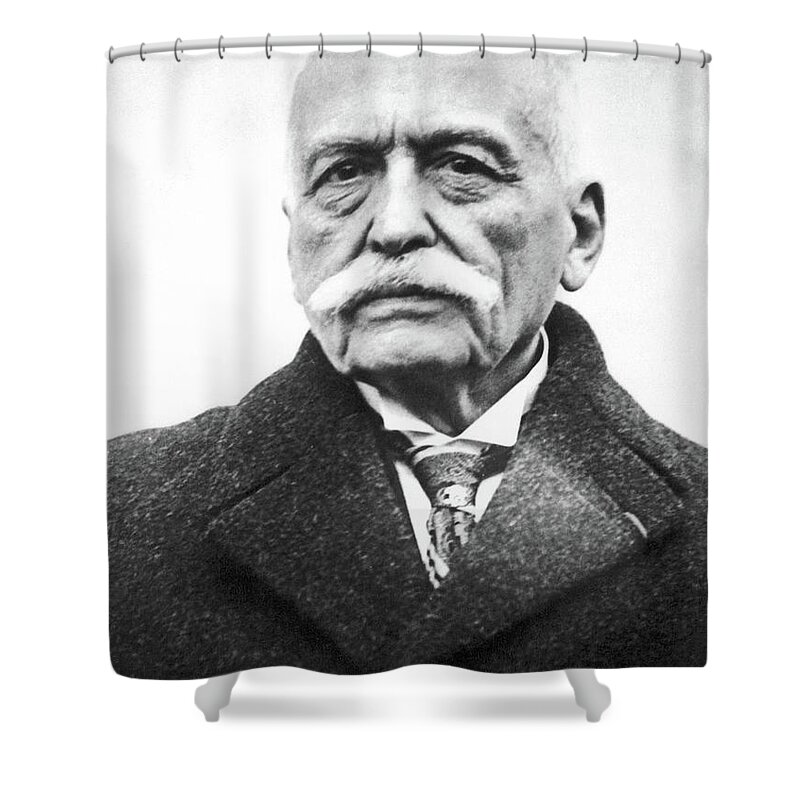 1920 Shower Curtain featuring the photograph Auguste Escoffier by Granger
