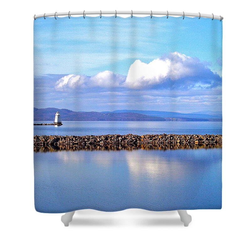Photography Shower Curtain featuring the photograph Autumn Light by Mike Reilly