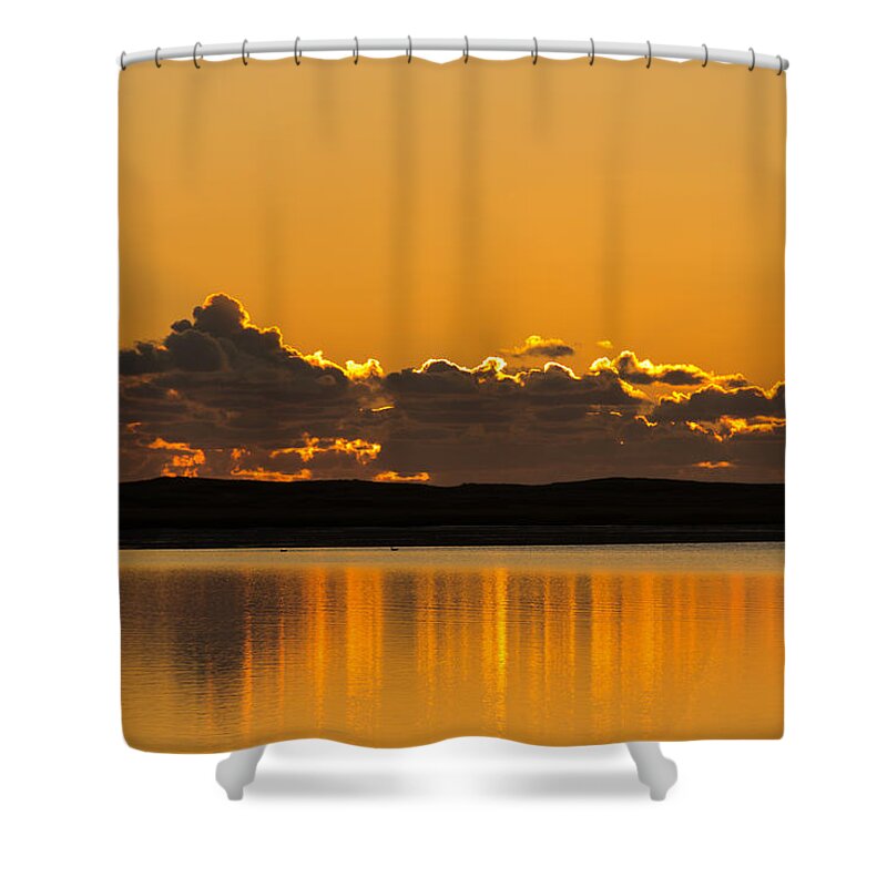 Cape Cod Shower Curtain featuring the photograph Autumn Sunrise by Beverly Tabet