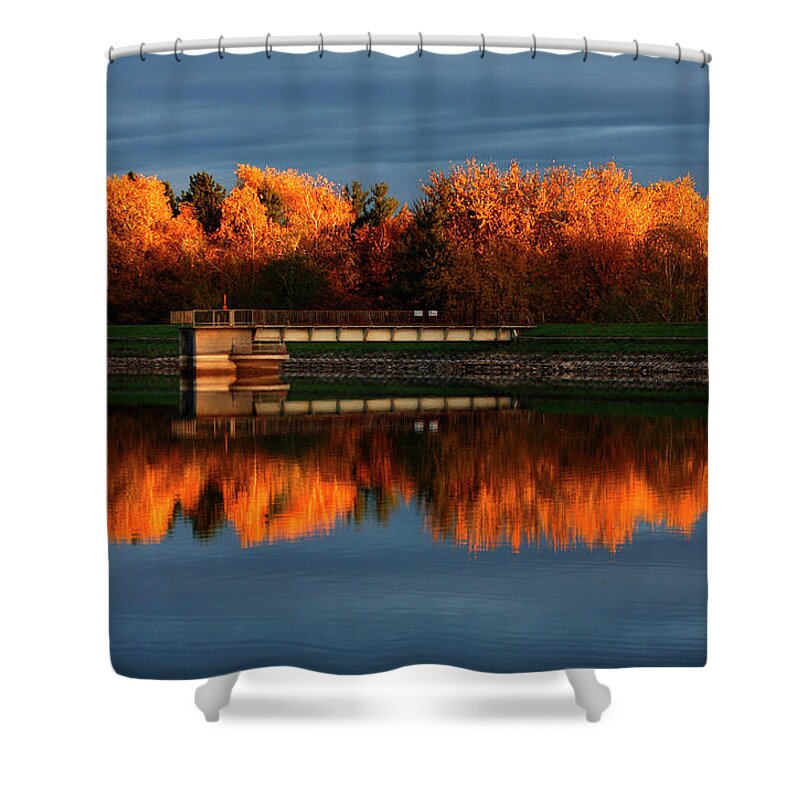 Scenics Shower Curtain featuring the photograph Autumn by Tozofoto
