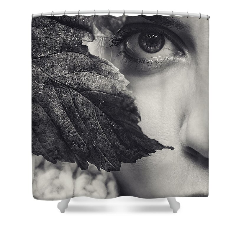 Catalonia Shower Curtain featuring the photograph Autumn Woman by Oscar Sánchez Photography