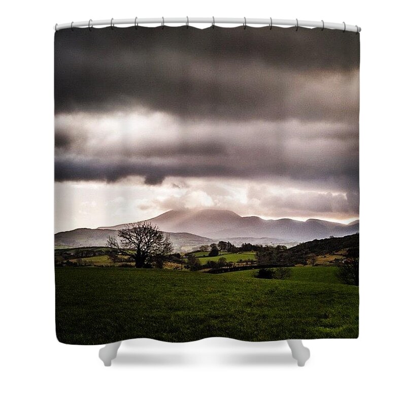  Shower Curtain featuring the photograph Back Home In Northern Ireland. My First by Aleck Cartwright