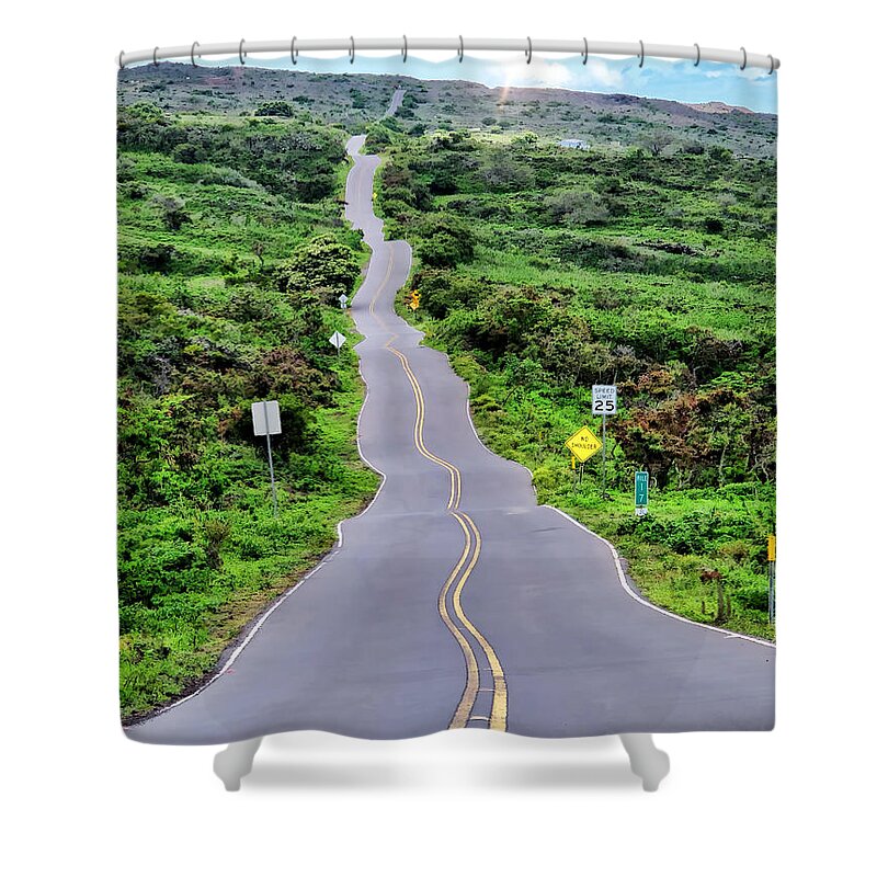 Road Shower Curtain featuring the photograph Back Road to Hana 24 by Dawn Eshelman