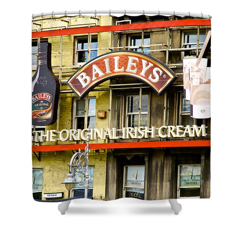 Baileys Shower Curtain featuring the photograph Baileys Irish Cream by Norma Brock