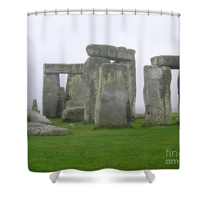 Stonehenge Shower Curtain featuring the photograph Balance by Denise Railey