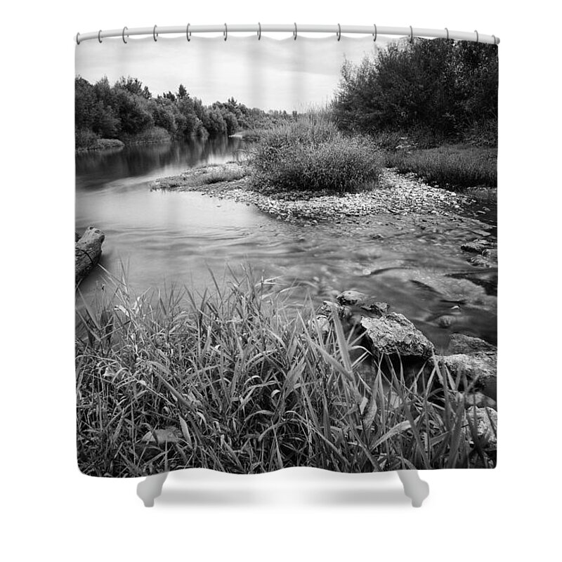 Landscapes Shower Curtain featuring the photograph Bambi's playground by Davorin Mance