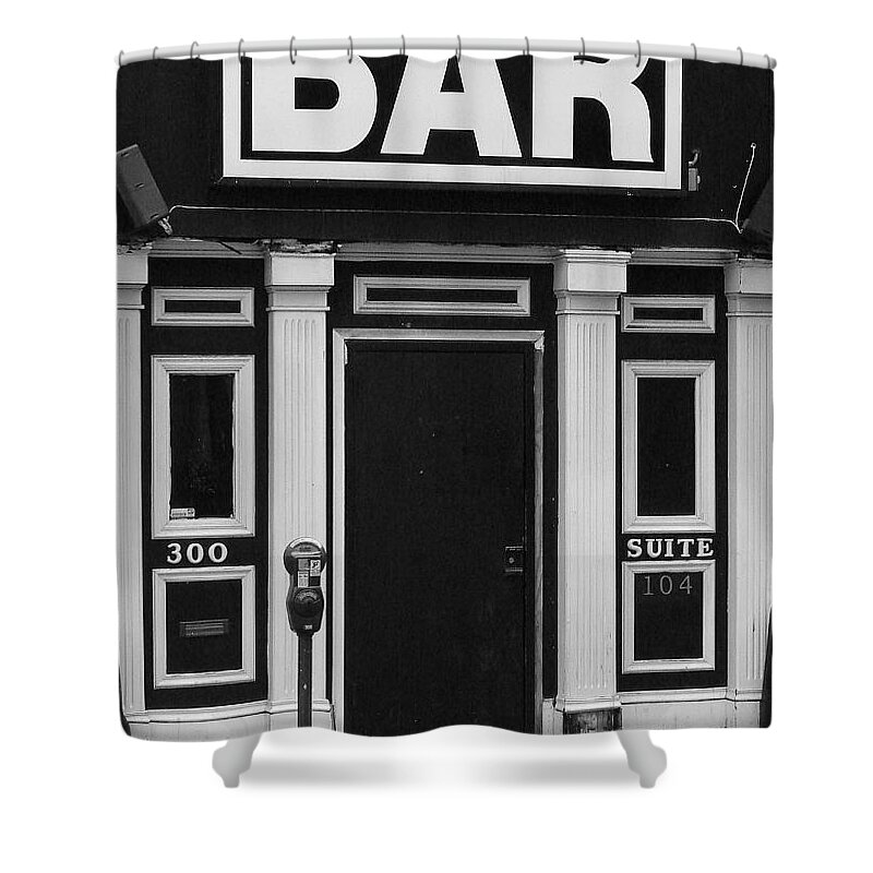 Bar Shower Curtain featuring the photograph Bar by Rodney Lee Williams