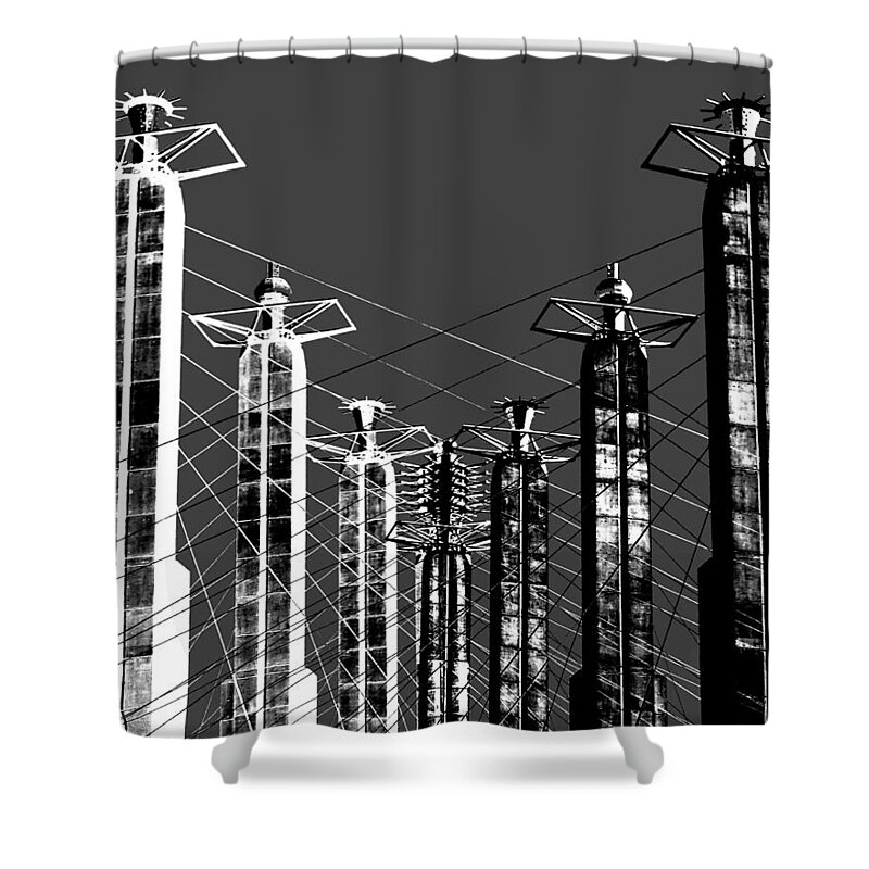 Kansas City Shower Curtain featuring the photograph Bartle Hall by Stephanie Hollingsworth