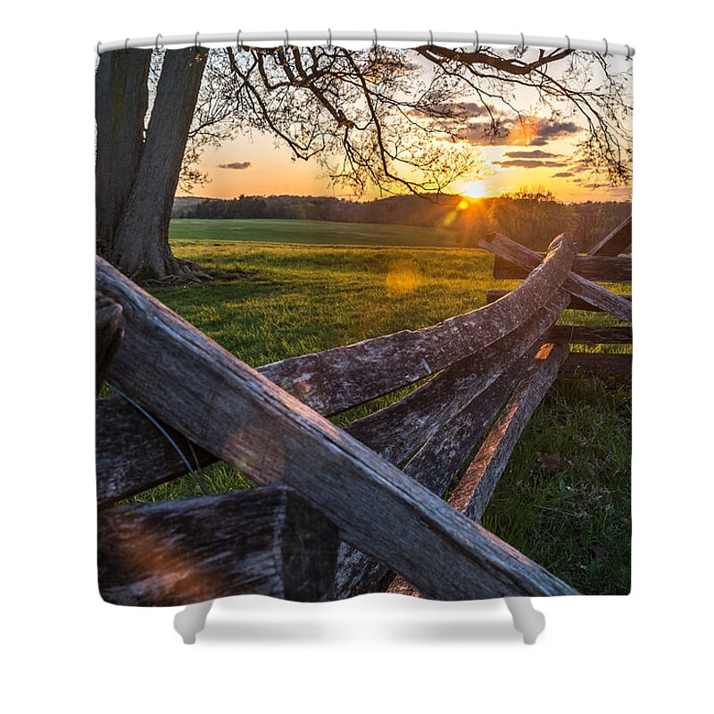 Pennsylvania Shower Curtain featuring the photograph Battle is Over by Kristopher Schoenleber