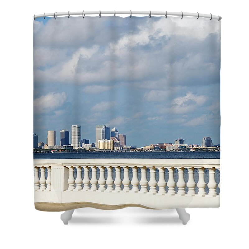 City Shower Curtain featuring the photograph Bayshore by Aimee L Maher ALM GALLERY
