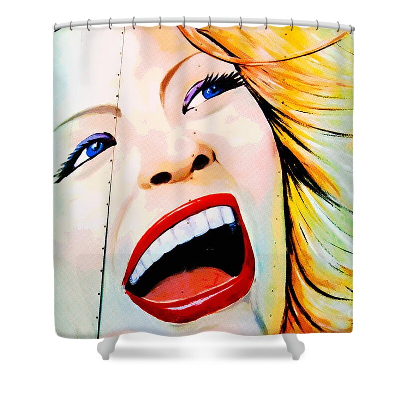 Face Shower Curtain featuring the photograph Be Happy by Colleen Kammerer