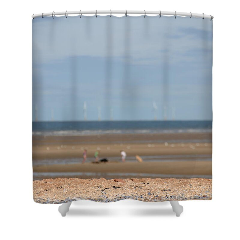 Hilbre Shower Curtain featuring the photograph Beach by Spikey Mouse Photography