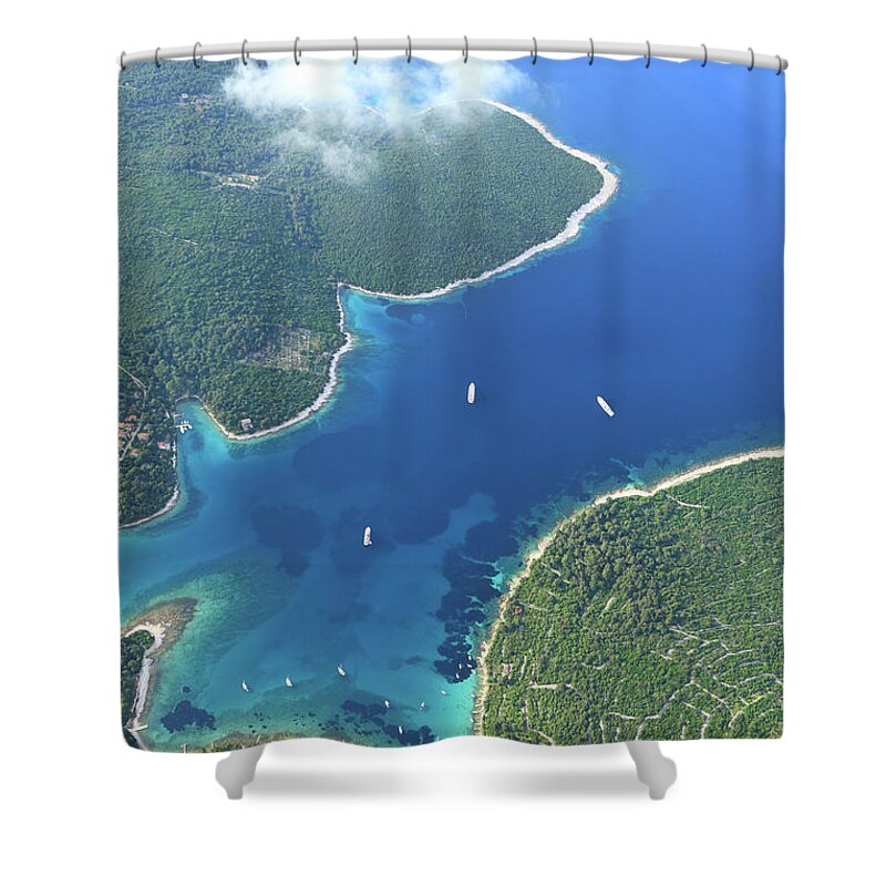 Scenics Shower Curtain featuring the photograph Beautiful Bay by Vuk8691