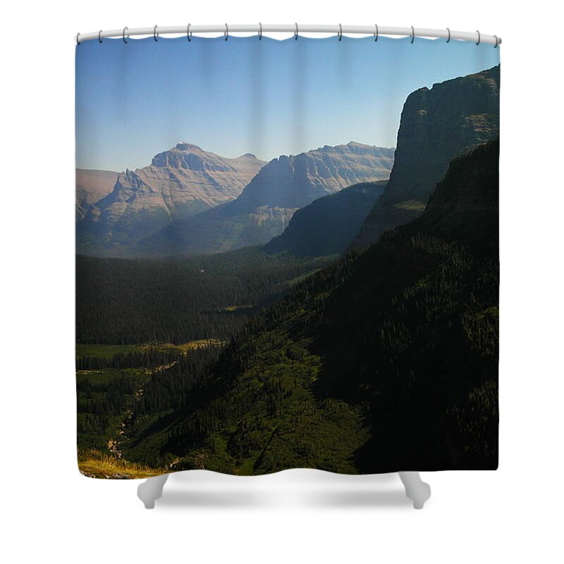 Mountains Shower Curtain featuring the photograph Beautiful Glacier National Park by Jeff Swan