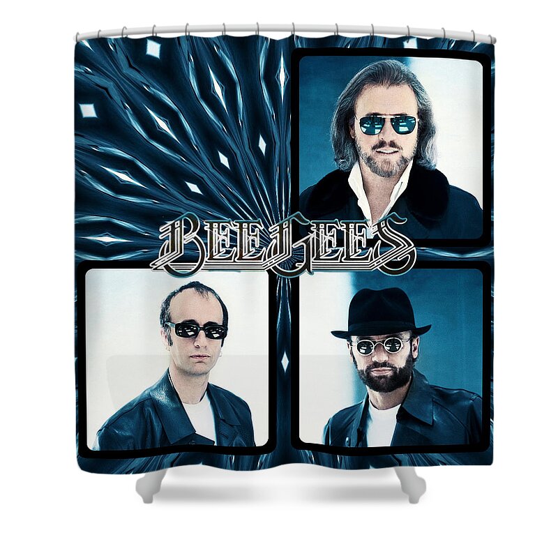 Bee Gees Shower Curtain featuring the photograph Bee Gees I by Sylvia Thornton