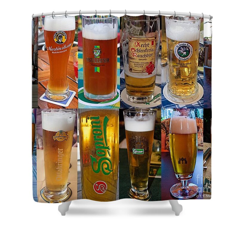 Beer Shower Curtain featuring the photograph Beers of Europe by Thomas Marchessault