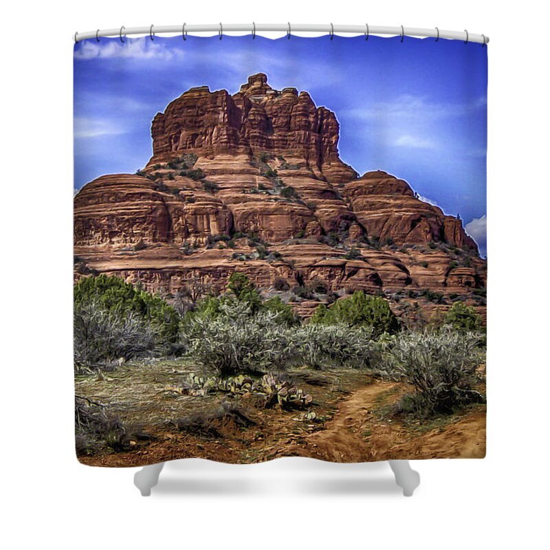 Sedona Shower Curtain featuring the photograph Bell Rock by Eye Olating Images