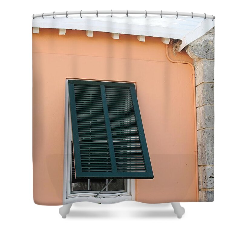 Bermuda Shower Curtain featuring the photograph Bermuda Shutters by Ian MacDonald