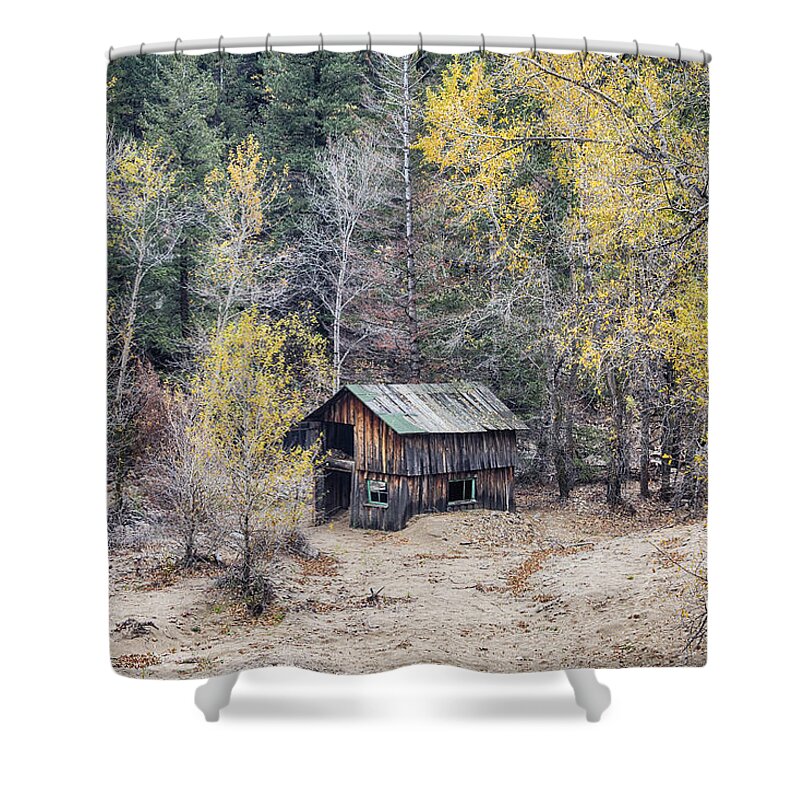 Barns Shower Curtain featuring the photograph Better Days by James BO Insogna