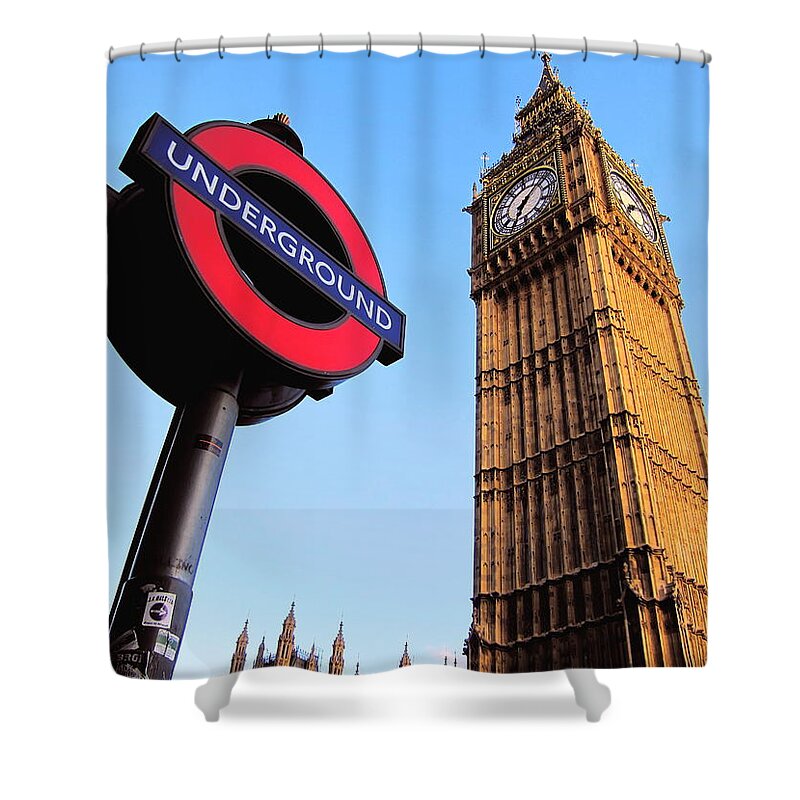 London Shower Curtain featuring the photograph London Big Ben by Andreas Thust