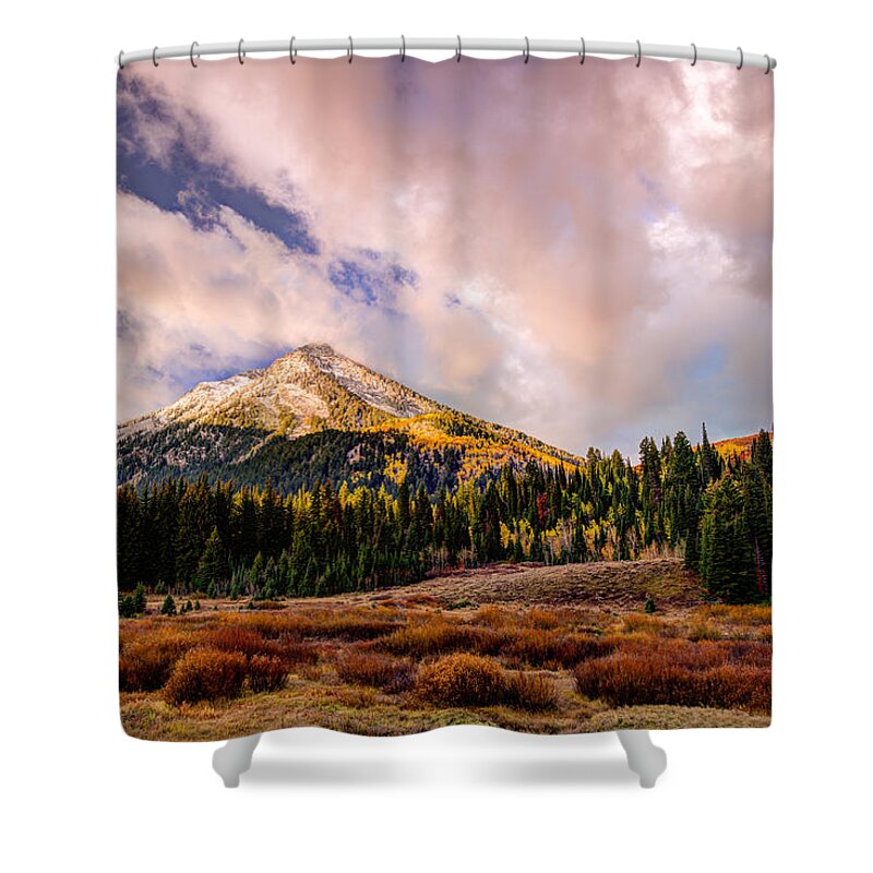Utah Shower Curtain featuring the photograph Big Cottonwood Canyon by Dustin LeFevre
