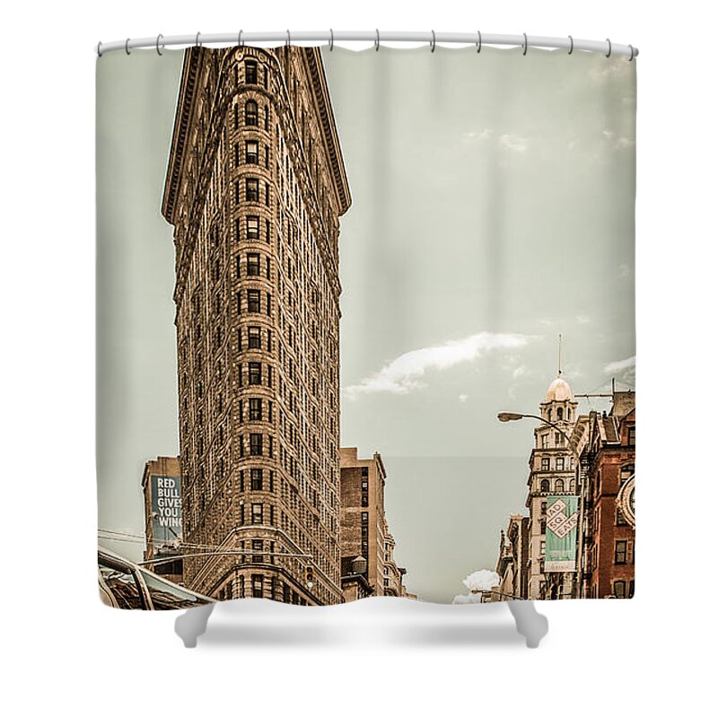 Nyc Shower Curtain featuring the photograph Big In The Big Apple by Hannes Cmarits